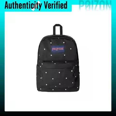 JanSport Canvas Backpack Unisex Black JSPU261MBBP001