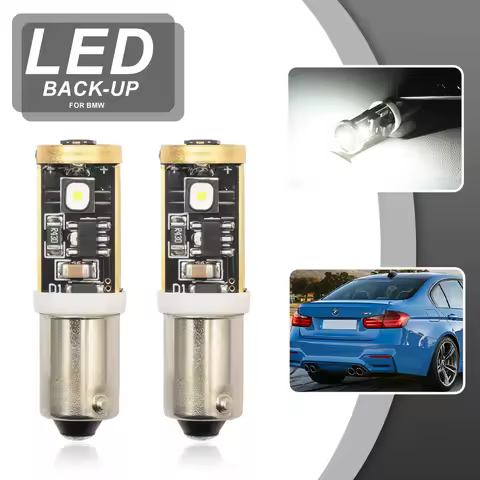 For BMW F80 M3 LCI 3 Series F30 F31 F34 LCI 2015-2019 BAY9S H21W LED Reverse Light Bulbs Canbus Car 
