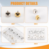 48PCS Watch Crowns Watch Waterproof Replacement Assorted Repair Tools with Box