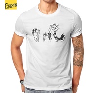 Helluva Boss Shirt | Neck Tops | T-shirt | Tees - Men's T-shirt Vintage Cotton Tees Short XS-6XL