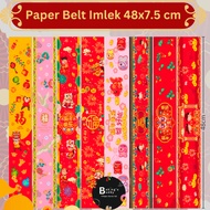 Paper Belt paper Sleeves Chinese New Year 48 x 7.5 cm
