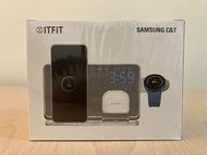 (全新未開) Samsung C&amp;T - ITFIT 三合一多功能無線充電板