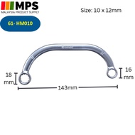 REMAX 10-22mm Half Moon Offset Wrench / 12 point offset wrench / double end spanner / ring spanner /