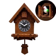 Starfish Cuckoo Clock Hourly Chime Alarm Clock Classic Pastoral Style Clock Bird Window Clock Childr