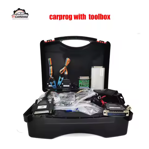 Carprog V8.21 V10.93 V10.05 with All 21 Adapters Including Full Authorization With Keygen Online Pro
