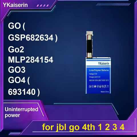 Battery Fast Charging GO2 MLP284154 GO3 GO4 ( 693140 ) 1100-1400mAh For Jbl GO 4TH 1 2 3 4