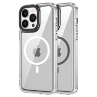 YADI Apple iPhone 16 Pro Max 透明磁吸空壓手機保護殼 6.9吋