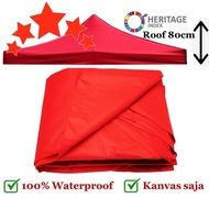 Canopy Top Kanvas Saja Kain Kanopi Khemah Niaga Bumbung Canvas Tent Kain Khemah Kain Kanopi Khemah K