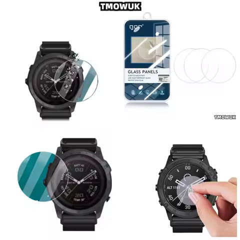 ​​For Garmin Tactix 7 Pro Tactix7 AMOLED Tactix 8 51mm Tactix8 47mm: Maximum Clarity Tempered Glass 