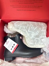 全新 美國帶回 Hunter US9女生雨靴 短筒雨靴 橡膠 防滑 防水短靴 雨鞋