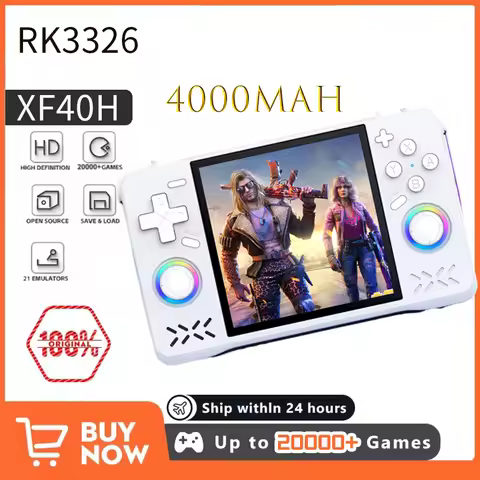 Handheld Game Console NEW XF40H 4000mAh Open Source 4.0inch IPS Screen 30+Emulators Wifi Pocket Vide