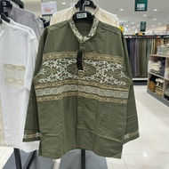 KEMEJA SCOTCH Men's Muslim Shirt Luxurious, high-quality embroideredkoko | Size M-2XL | Mall Mall Ma