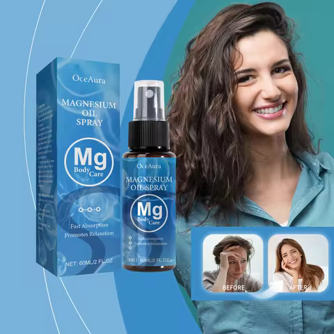 Magnesium Oil Soothing Spray, Gently Relieves Daily Body Discomfort, Nighttime Sleep Care & Skin Nou