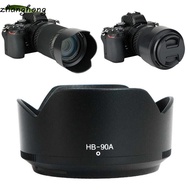 ZHANGHONG Anti-Glare Cover, ABS HB-90A 62mm Lens Hood, Universal Black Camera Lens Sunshade for Niko