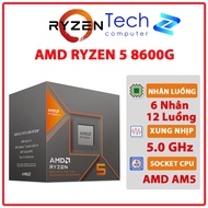 CPU AMD Ryzen 5 8600G 6 Core 12 Thread 4.3GHz Turbo 5.0GHz Cache 22MB 65W Socket AM5 – Genuine