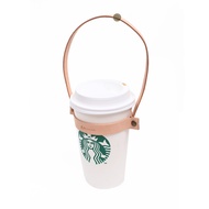 Minimalist Foldable Handmade Leather Beverage Bag