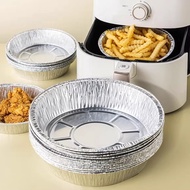 Air fryer-specific paper foil tray, barbecue oven baking foil bowl, household foil box, food paper b