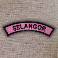 LENCANA PUTERI ISLAM - LENCANA BAHU NEGERI SULAM | PUTERI ISLAM BADGE - STATE SHOULDER BADGE EMBROID
