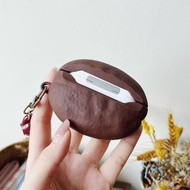 Ready Stock For Hoco EW04 Plus Lovely Coffee Bean Design Soft Silicone Full Coverage Earbuds Case