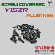 YAMAHA Y15 COVER BODY SET SKRU SCREW COVERSET SCREW M5X16 ORIGINAL ALLEN KEY