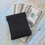 1pc Metallic Frame Coin Purse Women Men Mini Short Wallet Money Change Earphone Bag Pocket Portable 