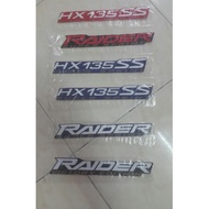 honda raider/hx135 Stiker fearing