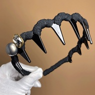 Pressure Headband Fashion Elegant Ladies Big Teeth Anti-slip Light Luxury Face Wash Headband High-En