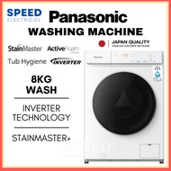 [SABAH ONLY] PANASONIC FRONT LOAD WASHING MACHINE 8KG NA-16JF1WMY INVERTER 洗衣机 MESIN BASUH FRONT LOA