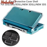 Clear Split Shell Case & Screen Protector for 2DS/3DS/3DSLL/NEW 3DSLL
