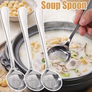 2/4Pcs Cute Capybara Printed Soup Spoon - Stainless Steel Flat-bottomed Deep Scoop - Food Grade Chil