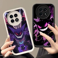 GK-73 Pokemon Gengar Silicone Black White Casing for Realme Narzo 12X 13 C65 12 70 70Pro5G Plus Pro 