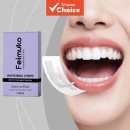 Teeth Brightening Strips 7 Pieces - Hydrogen Peroxide & Glycerin Formula, Natural Shine, Mint Freshn