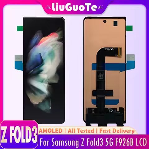 6.2" AMOLED LCD For Samsung Z Fold3 Z Fold 3 5G F9260 F926B F926U F926B/DS lcd Display Touch Screen 