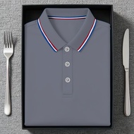 TEMU เสื้อเชิ้ตชาย Lu OBM แบบสีบล็อก สวมใส่สบายและระบายอากาศดี คอตัดสี เหมาะสำหรับใส่ทำงานหรือสบายๆ 