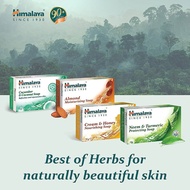 Himalaya Herbal Soaps (WITHOUT BOX) - 125g - Neem Turmeric, Honey Cream, Almond Rose, Coconut Cucumb
