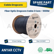 FO Fiber Optic Cable Netcable Dropcore 2 Core 3 Strands 1KM (1000 Meters)