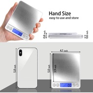 Fuzion Digital Kitchen Scale 3000g/0.1g,Pocket Food Scale 6 Units Conversion, Gram Scale with 2 Tray