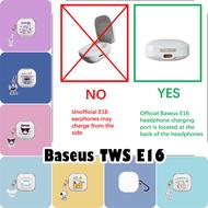 【Fast Shipment】For Baseus TWS E16 Case Earphone Case Cartoon Fresh Pattern Soft Silicone Casing