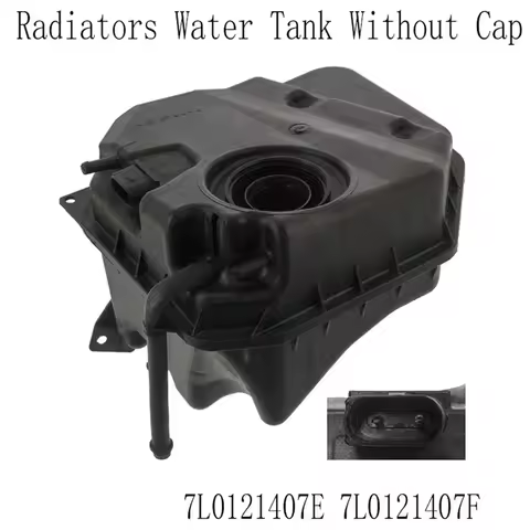 WFF 7L0121407E Coolant Expansion Tank for V W Radiators Water Tank Without Cap 7L0121407F