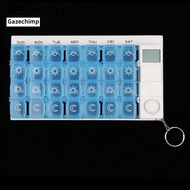 Travel Medicine Pill Capsule Box Timer Reminders Pill Tablet Case Container