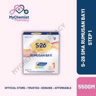 S-26 SMA Rumusan Bayi Step 1 550gm Bayi 0-12 Bulan
