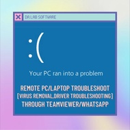Remote PC/LAPTOP Troubleshoot (Virus Removal, Ads Removal, Malware etc) (Teamviewer , Tech Support)(