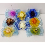 ( RZ 0286 )  bunga kendarat rozet  ros riben saiz besar