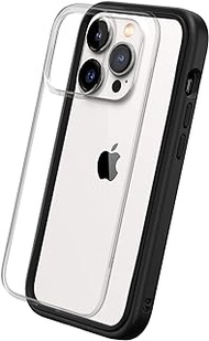 RHINOSHIELD Modular Case Compatible with [iPhone 14 Pro] | Mod NX - Customizable Shock Absorbent Heavy Duty Protective Cover 3.5M / 11ft Drop Protection - Black