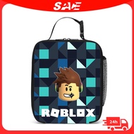 School season Roblox Lunch Bag For Kids Anime School Student Insulation Bag Lunch Box For Boys