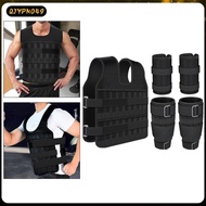 [qjypno49] Weighted Vest Weight Vest Heavy Duty for Men Adjustable Breathable Weighted