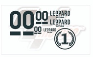 Stiker leopard | Stiker helm Leopard