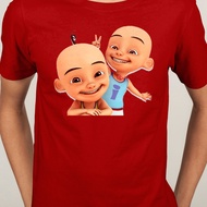 Short Sleeve T-shirt shirt Upin Ipin Kak ros Opah Ehsan Jarjit Fizi mail dzul O-Neck Men Fashion cot