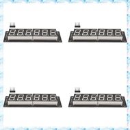 [R Q M U] 4X TM1637 6-Digit 0.56 Inch 7 Segments Digital Tube Clock Module White LED Display