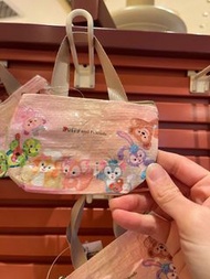 香港迪士尼迷你Duffy and friends 環保袋掛飾